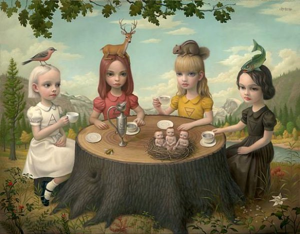 Allegory of the four elements by Mark Ryden Allegory of the four elements by Mark Ryden